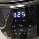 6.0 QT Large Digital Air Fryer with Window for Kitchen Use,Nonstick Made without PFAS, Touchscreen Display,400F,Customized Temp/Time,NonStick Basket,Black