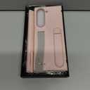 for Samsung Galaxy Z Fold 6 Case with Finger Strap, S Pen Holder & Stylus, Z Fold 6 Kickstand Case with Hand Strap, Hinge Protection, Screen Protector, Pink