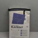 100% Blackout Shield Linen Blackout Curtains for Bedroom 84 Inches Long, Back Tab/Rod Pocket Living Room Drapes, Thermal Insulated Blackout Curtains 2 Panels Set, 50" W x 84" L, Cream