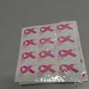 4 x Breast Cancer Face Tattoos Temporary Decal Glitter Pink Ribbon Breast Cancer Awareness Cheer Stickers for out Cheer Body Sports Accessories Dance Party (pink190