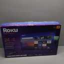 Roku Smart TV  24-Inch Select Series, 720p HD TV  Roku TV with Voice Remote  Flat Screen LED Television with Wi-Fi for Streaming Live Local News, Sports, Family Entertainment