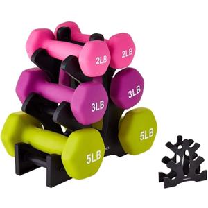 Dumbbell Rack, 3 Tier 10KG A-Frame Load Weight Rack Small Weight Tree Rack Dumbbells for Home Gym Exercise 9.06 * 8.86 * 3.35 In Only Dumbbell Rack