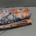 HAOCOO Washable and Reusable Pee Pads for Dogs,(1 Pack) 6Ft x 6Ft Super Absorbent Puppy Training Pads, Orange Waterproof Leak-Proof Whelping Pads Non-Slip Potty Pads for Pet Housebreaking (Multi-color)