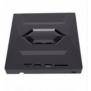 Wisoqu External Blu Drive, USB 3.0 Type C BD DVD CD Burner Player with Dual USB Cable and Multiple Expansion Ports, for OS X PC Laptop