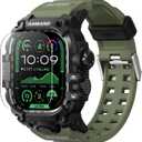 amBand Rugged Case with Band for Apple Watch Ultra 3/2/1 49mm, M3 Military Grade Shockproof Cover, Includes Screen Protector Kit, Tactical Band for Men - Compatible with iWatch Ultra, Army Green