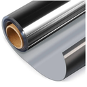 HIDBEA One Way Window Film, Daytime Privacy Sun Blocking Reflective Window Film No Glue Static Cling Heat Control Window Tinting Film for Home and Office, Black Silver, 29.5 x 78.7 Inch