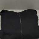 Hoodies for Men Full Zip Up Fleece Warm Thick Jackets Heavyweight Sherpa Lined Coat (X-Large, Black)