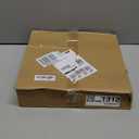 Drum Lamp Shades for Table Lamps 12" Top x 12" Bottom x 8" High Linen Lampshade Lamp Shade with E27 to E26/E14 Adapters for Floor Lamps Bedside Lamps, White Fine Lines, Assembly Required