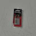 Master Lock Set Your Own Combination Aluminum Lock, Small Lock for Backpacks, Cabinets, or Zippers with 3-Digit Code, 1-3/ 16 Inches Wide, 630D