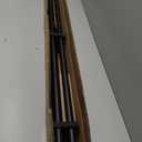 Window Curtain Rods 72 to 144 Inches, 1 Inch Diameter Adjustable Drapery Rod, Decorative Heavy Duty Curtains Rod with Fancy Round Finials for Living Room, Bedroom, Patio, Matte Black