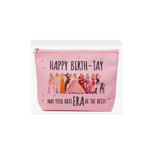 Music Lover Gifts for Women, Album Inspired Gift, Song Lovers Gift, Birthday Gifts for Mum Daughter Sister Friend BFF Girls, Singer's Merchandise, Travel Toiletry Makeup Organizer Zipper Pouch（New)
