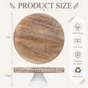 LemonRoad Large Round Wood Risers for Display, 14 Inch