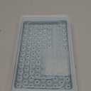 WIBIMEN Mini Ice Cube Trays, 0.55 Tiny Pebble Ice for Iced Coffee & Cocktails, Fast Chill, Easy Twist Release, Stackable with Lid & Storage Bin (2 Pack, Blue)