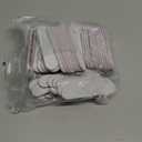 Nail Files (100 Pack), 3.6 Inches Emery Board Nail Files for Acrylic and Natural Nails, 100/180 Grit Small Double Sided Fingernail Filer Bulk Mini Professional Finger Nail Filer Manicure Set Gray