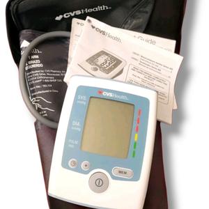 CVS Health Blood Pressure Monitor w/ Arm Cuff & Case – Tested Working