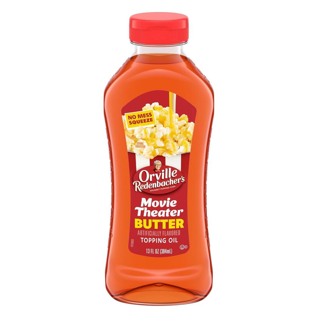 Orville Redenbacher's Movie Theater Butter Flavored Topping Oil, 13 fl oz. (13.01 Ounce (Pack of 1))