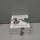 Christmas Bathroom Decor, Funny Pink Christmas Decorations, Santa Claus Bathroom Table Decoration He Sees You When You're Pooping Wooden Box Sign Halloween Home Desk Shelf Decor