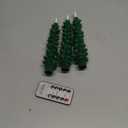 Christmas Decorations Indoor, 3 PCS Waxy Christmas Tree Candles with Remote Timer, Battery LED Candlesticks for Window, Table Centerpiece, Xmas Decor, Gift (7.5 inches)