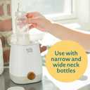The First Years Baby Bottle Warmer and Sterilizer - Pacifier and Bottle Nipple Sanitizer - Feeding Baby Essentials for Formula or Breast Milk - Holds Multiple Sizes