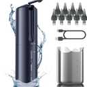 Ear Wax Removal - Electric Ear Cleaner - Ear Irrigation Kit Safe Ear Irrigation Flushing System with 4 Pressure Settings - Effective Ear Wax Removal Tool for Earwax Buildup (Dark Blue)