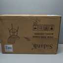 CangLong Dining Chairs Set of 2, Mid Century Modern Dining Room Chairs, Upholstered Velvet Dining Chair with Metal Legs, Vanity Chairs, Accent Chair for Kitchen, Living & Dining Room, Green