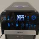 ecozy Nugget Ice Maker Dispenser, Smart 2-in-1 Pebble Ice Machine Countertop & Water Dispenser with App Control, Self-Cleaning, Auto Lighting, TDS Monitor, Measured Dispensing, 33Lbs/Day (Dark Gray)