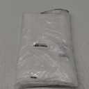 NICETOWN White Linen Sheer Curtains 90" Length, Rod Pocket & Back Tab Window Treatments Semi Sheer Curtain Drapes Privacy with Light Through for Living Room/Bedroom, 104 inch Length Total 2 Panels