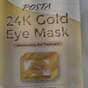 POSTA 24K Gold Eye Mask, 20 Pairs Eye Treatment Mask With Collagen, Under Eye Mask Treatment for Puffy Eyes, Dark Circles Corrector, Used for Eye Bags, Anti Aging Patches Luxury Gift for Women and Men