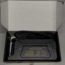 Inzeetor 150 PSI Tire Inflator Portable Air Compressor, 12V DC Auto Shutoff Air Pump with Digital Pressure Gauge and Emergency LED Light for Car Tires, Bicycle & Balloons, Black