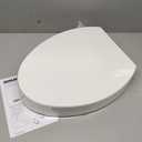KOHLER 25875-0 Hyten 3" Height, Elevated Soft Close Elongated Toilet Seat, Contoured Seat with Grip-Tight Bumpers, Quick-Attach Hardware, No Slam Toilet Seat, White