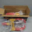 Tevlaphee Wheel Lock Set,Trailer Security Adjustable Anti Theft Trailer Wheel Lock for Car Camper Trailers SUV Boat Motorcycle Great Deterrent 2 Packs 6 Alike Keys