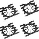 4 Pcs PA060037 Spider Grate Replacement for Viking Stove Parts 10”x 10.9” IN Cast Iron Burner Grate Viking Gas Range Grate PA060024 Cooktop Grate Stove Rack