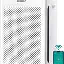 Air Purifier for Home Large Room Up to 3850Ft with Washable Filter, HEPA Air Cleaner with AQI Display, Trend Graph, Smart App Control, Auto Eco Pet Sleep Modes for Allergies, Smoke, Pollen, HAP610WF