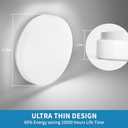 WATTCREEK LED Ceiling Light - 24W Flush Mount Ceiling Light - 12 inch 5 Color Temperatures Adjustable Round Ceiling Light Fixture for Hallway, Kitchen, Bathroom, Living Room by ETL (2pack)