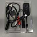 Premium Pro Bluetooth 5.4 Transmitter Receiver,Airplane Audio Adapter,Wireless Transmitter for TV/Travel Flight,Airline,Gym.Compatible with 2 AirPods/Headphones,Bluetooth Receiver for Car/Home Stereo (Black)