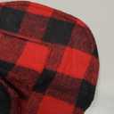 Malier Winter Coat for Dogs - Classic Plaid Fleece Cold Weather Jacket With Pocket, Windproof Warm Vest Clothes for Small Dogs (Red, Small)