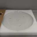 16.5" Microwave Turntable Plate Compatible with Whirlpool WPW10510836, 16 1/2 inch Microwave Glass Plate Replacement for Frigidaire 5304519348 GE WB48X29704 (16.5" Small Coupler Hole)