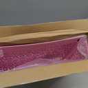 EasyPAG 3 Single Wall Mount File Organizer Vertical Metal Wall Pocket File Holder for Office, Home, School, Pink