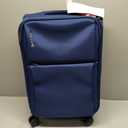 Hanke Softside Expandable 20 Inch Carry On Luggage with Wheels Airline Approved, TSA Luggage Lightweight Rolling Suitcases for Travel Carry On Bag(Blue)