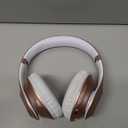 Glynzak Wireless Bluetooth Headphones Over Ear 65H Playtime HiFi Stereo Headset with Microphone and 6EQ Modes Foldable Bluetooth V5.3 Headphones for Travel Smartphone Computer Laptop Rose Gold