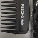 REECHO Clip in Hair Extensions, 24” Hair Extensions 5PCS Thick Long Straight Lace Weft Lightweight Synthetic Hairpieces for Women, Brown Black