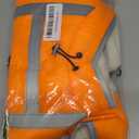 Dog Winter Coat with Fleece Lining for Medium Dogs Warm Waterproof Windproof Snow Vest for Cold Weather, Reflective Blaze Orange Safety Dog Jacket, Easy-On Adjustable Fit with D Ring, XL