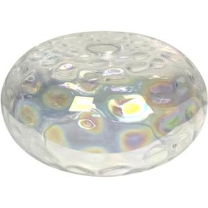 Wrlmfy Hammered Glass Shade Replacement for E26 Pendant Light, Chandelier, Table Desk Floor Lamp and Wall Sconce, 11" Stained Lampshade for Vanity Light, Dia 11", Height 5.5", Fitter 1.65" (Stained)