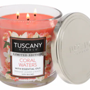 Tuscany Limited Edition Scented Jar Candle - Coral Waters