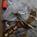 6-Light Farmhouse Chandelier for Dining Room, Antique Gold Rustic Chandelier, Adjustable Vintage Hanging Light Fixture for Bedroom, Kitchen, Living Room, Entryway, Foyer