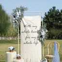 Artificial Wedding Arch Flowers Kit(Pack of 2) for Wedding Arch, Bridal Shower, Ceremony and Reception Backdrop Decoration (Blue Inspiration)