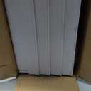 Sooyee 4 Tier Wide Storage Cart Mobile Shelving Unit Organizer Slide Out Storage Rolling Utility Cart Tower Rack for Kitchen Bathroom Laundry, Plastic & Stainless Steel,White