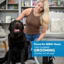 FURME Ultra Pet Grooming Vacuum Kit - Cat & Dog Grooming Kit for Easy Pet Care at Home, Quiet & Safe Dog Hair Remover Machine with Brush, Clipper, Shedding & Cleaner Tools & 4.5L Canister