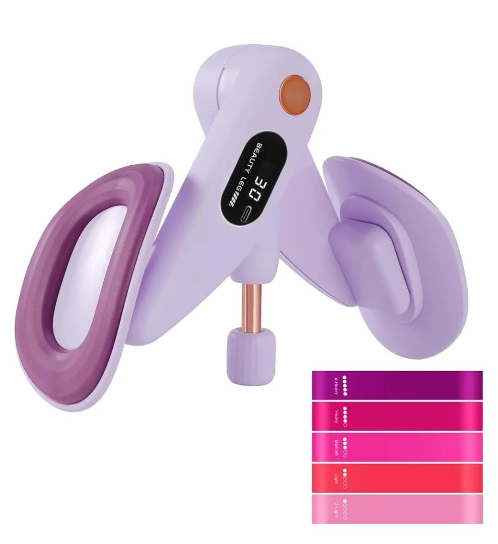 Thigh Master, Kegel Exerciser, 5 Resistance Band for Home Workout Postpartum Rehabilitation Butt Leg Slimmer