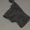 Vehomy Dog Knitted Hat Cat Christmas Wool Hat Pet Winter Accessories Warm Head Wrap with Ears Cover Puppy Hood Neck Headband Protector for Small Medium Large Dogs Grey (M)